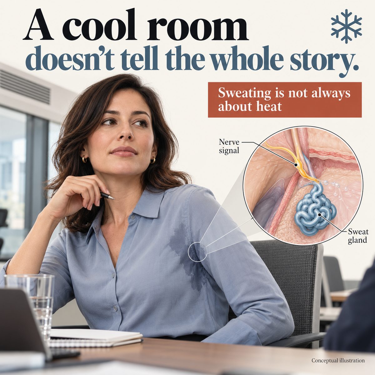 4. It happens in a cold room because it isn't about heat.
