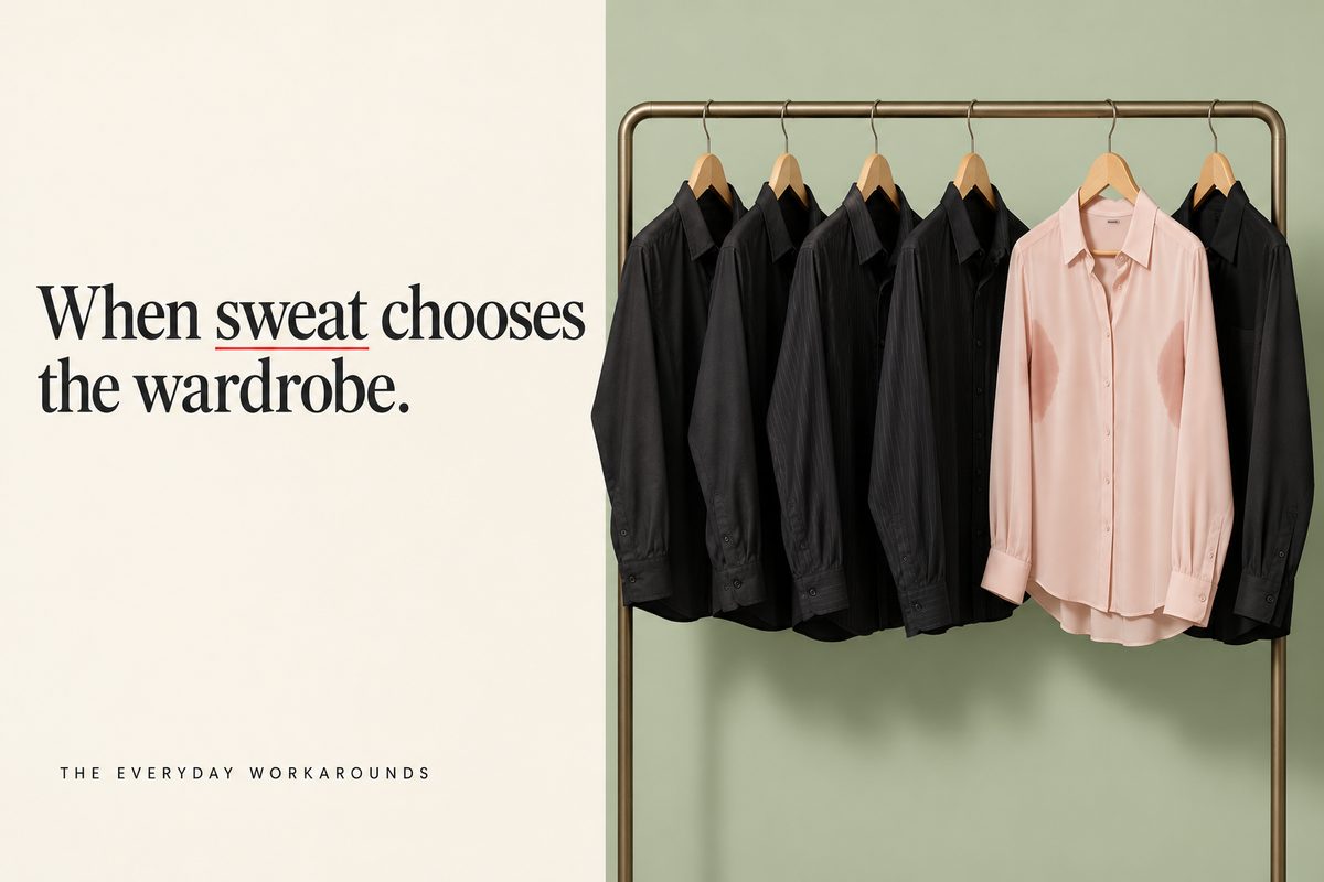 When sweat chooses the wardrobe
